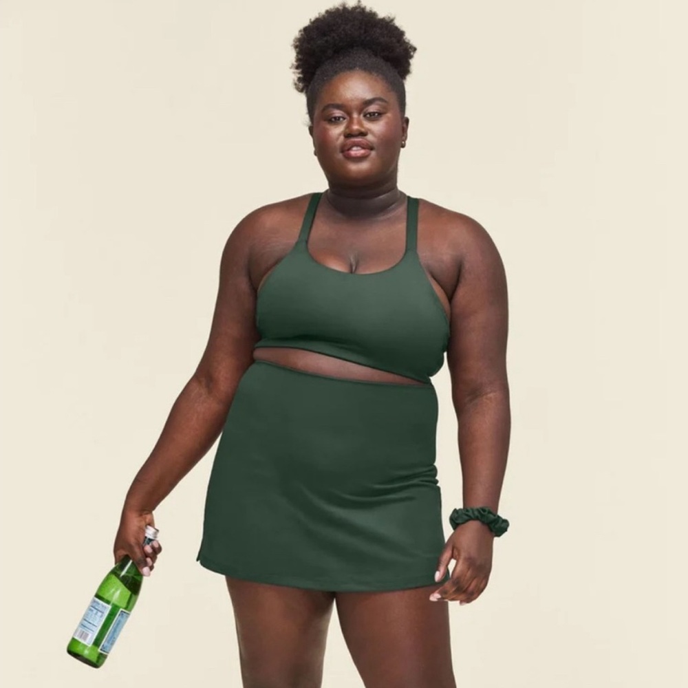 Girlfriend Collective Sport Skort Moss Size XL NWT - Picture 4 of 5